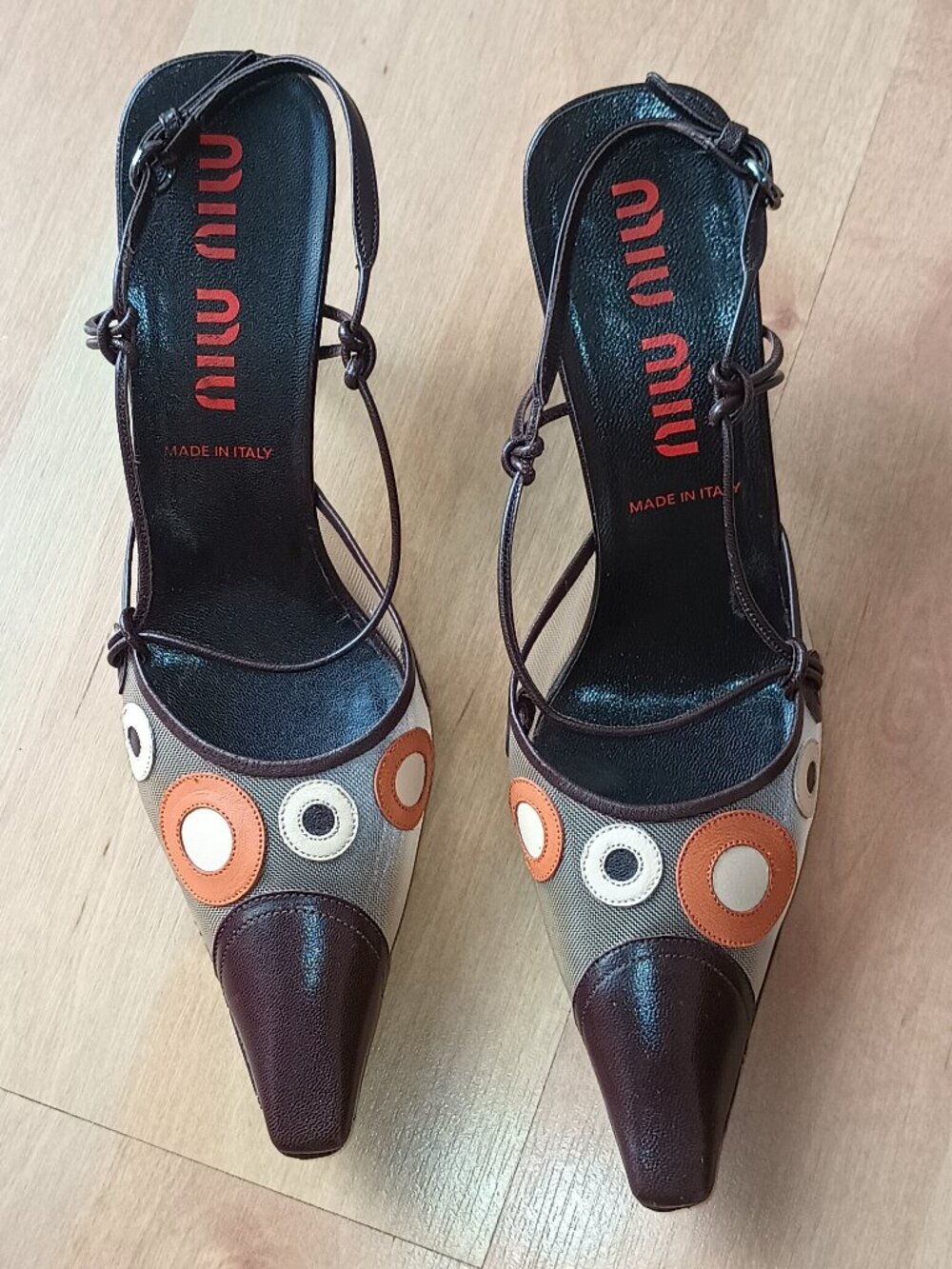 Gorgeous Vintage Miu Miu - size 39 or 8 1/2 - Picture 1 of 10